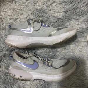 Nike Joyride Silver and Purple Sneakers